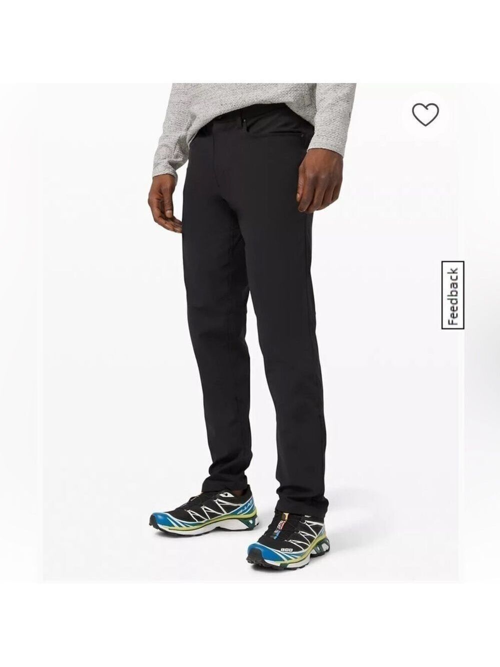 Lululemon Men’s ABC Classic Fit Pant Warpstreme LM5AO1S Black Sz 32 (2023)